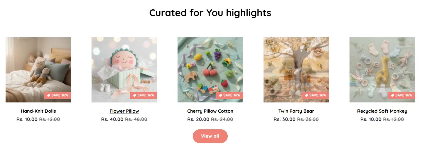 Floating decorative image